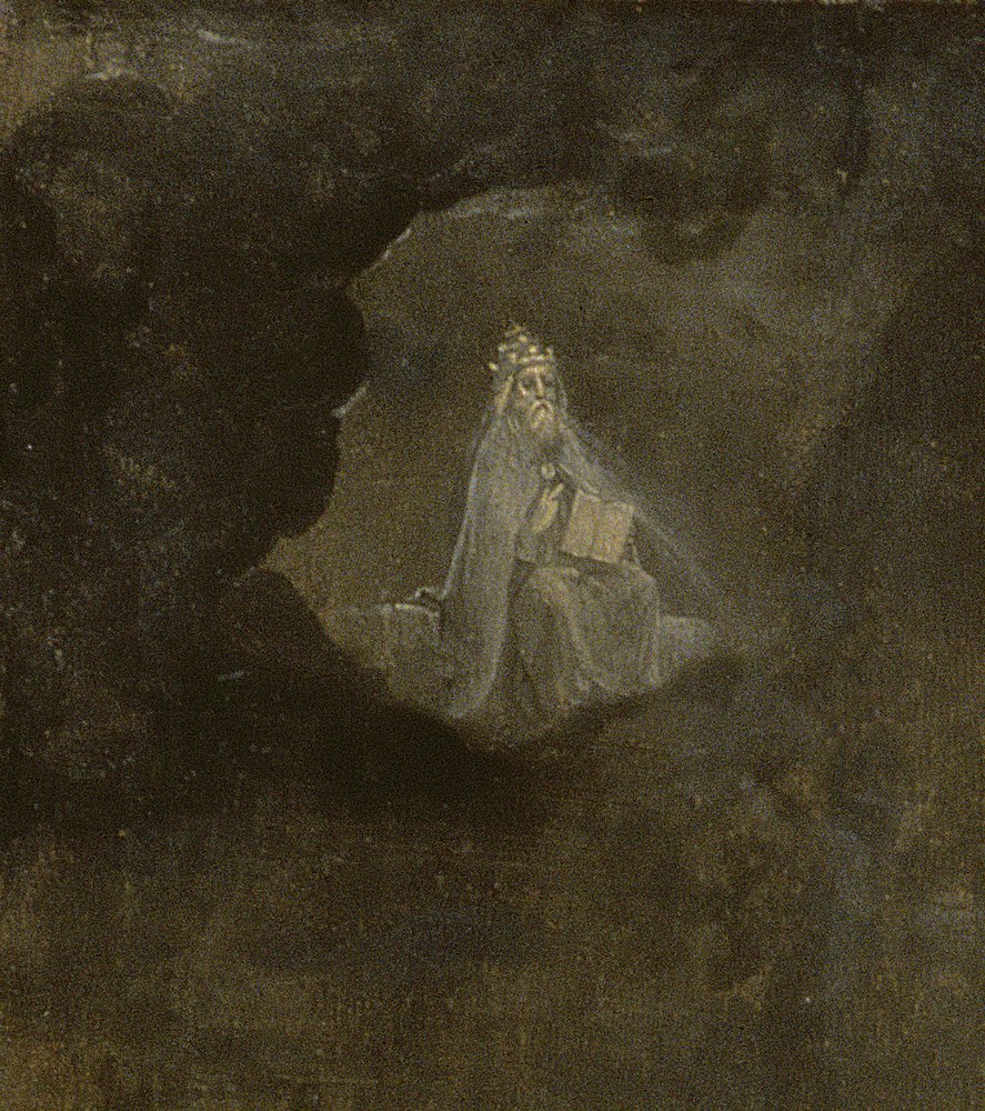 God Creating the World from “The Garden of Earthly Delights”, 1490-1500 by Hieronymus Bosch