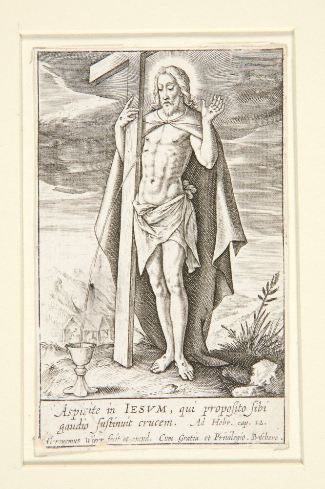 Christ as Savior by Hieronymus Wierix