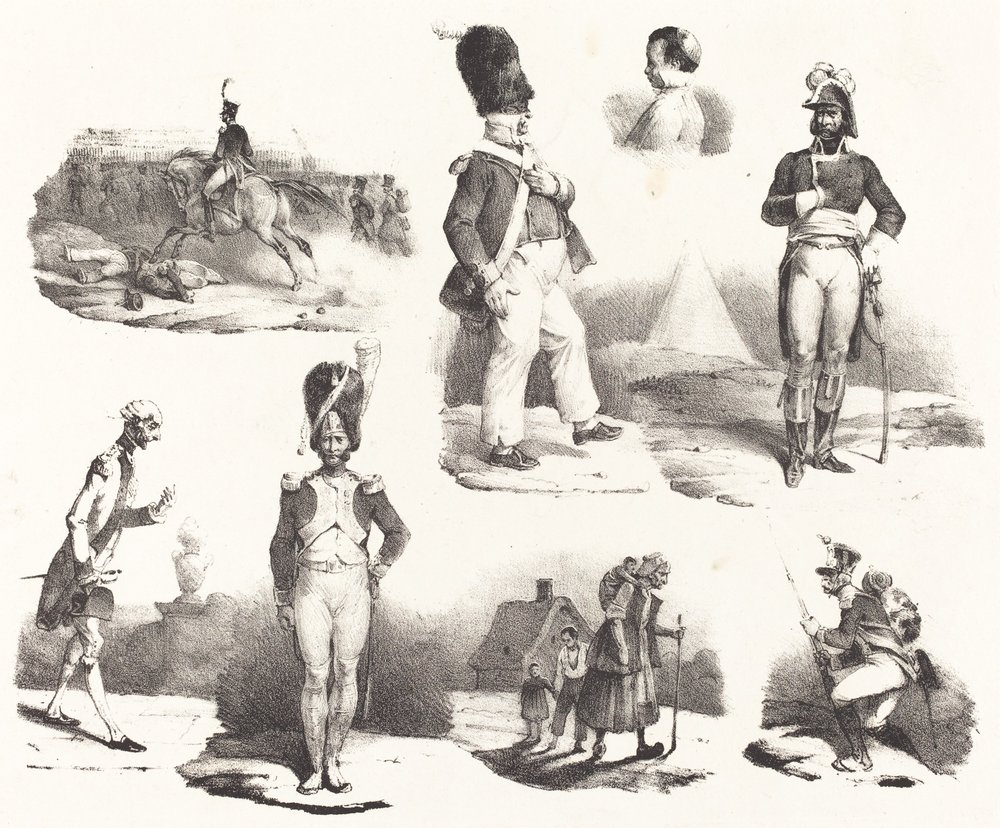 Eight Vignettes by Hippolyte Bellange