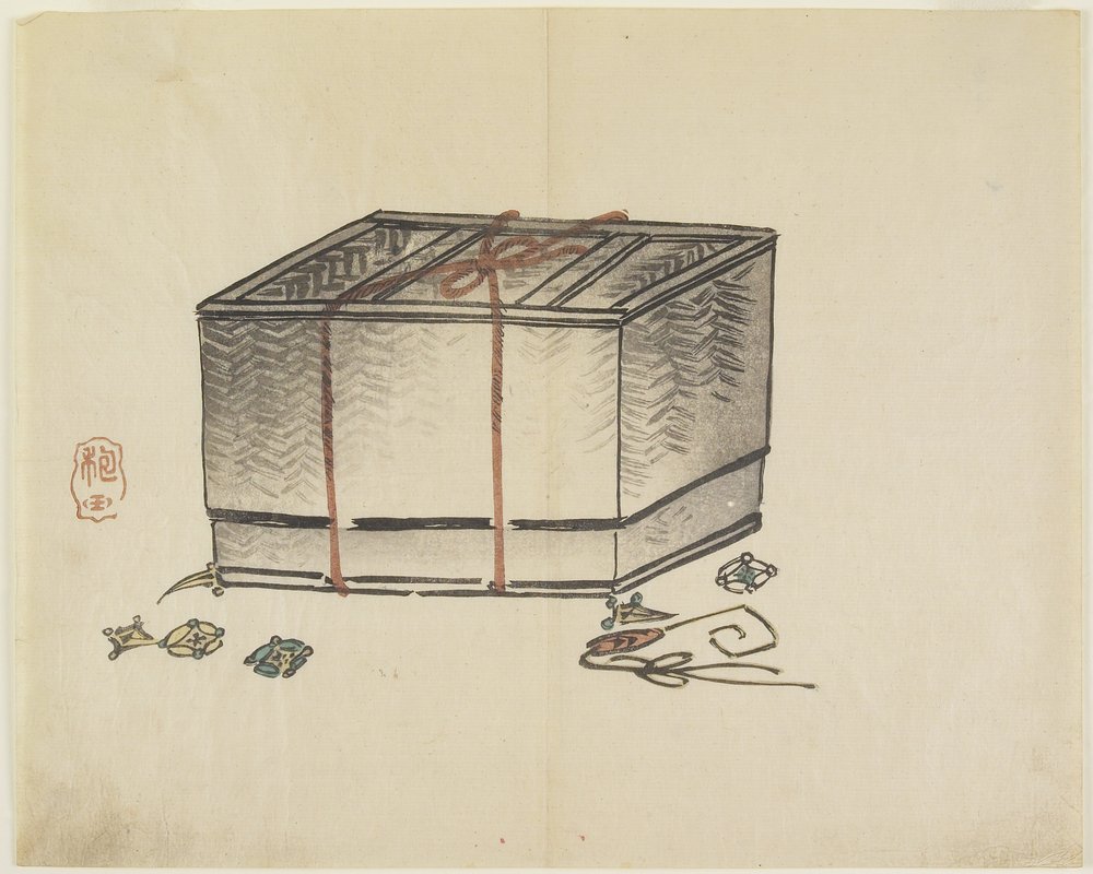 Wicker Storage Box, c. 1830 by Hogyoku