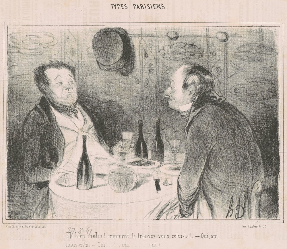 Well, Clever One! How Do You Find That One! by Honoré Daumier