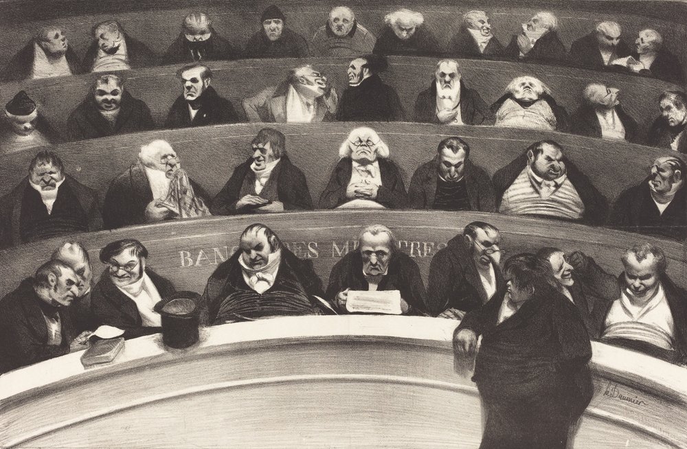 The Legislative Belly by Honore Daumier, 1834 by Honoré Daumier