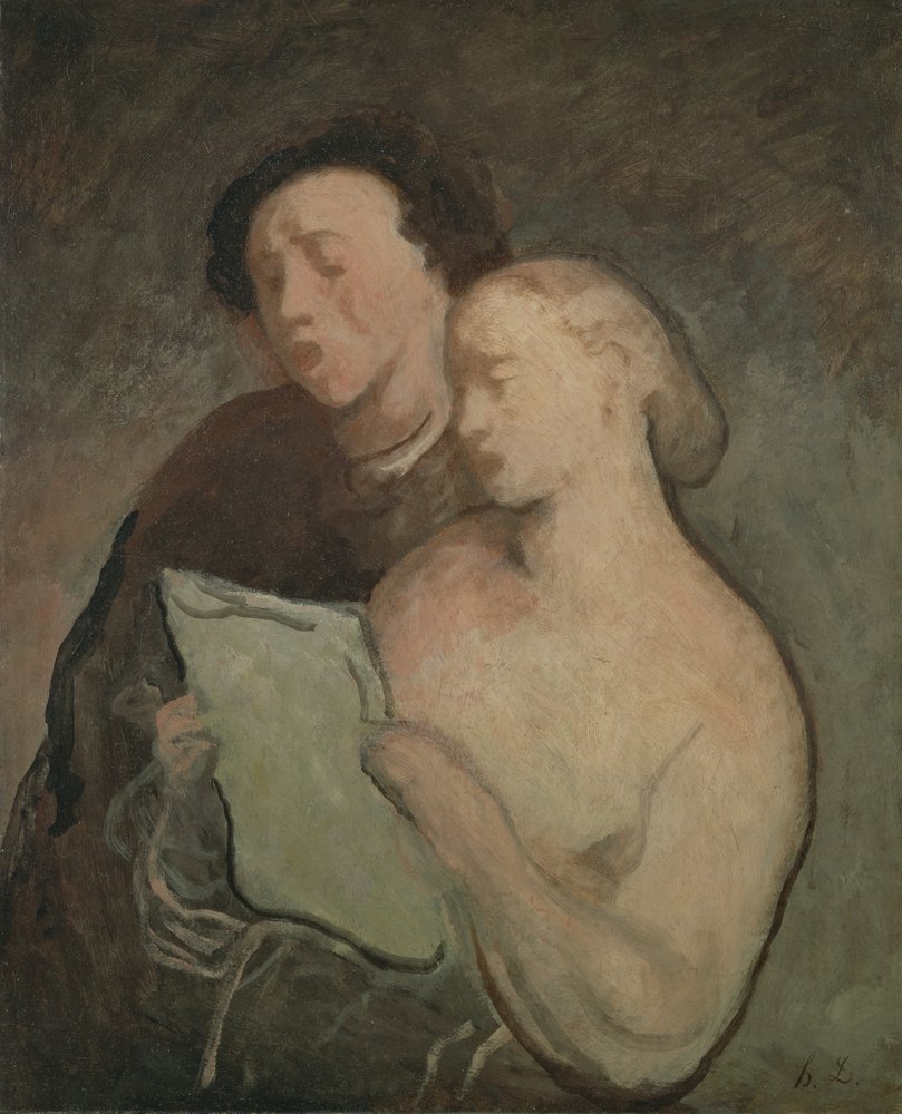 Two Singers by Honoré Daumier: Buy fine art print