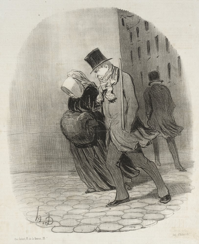 The Good Bourgeois (series of prints) by Honoré Daumier