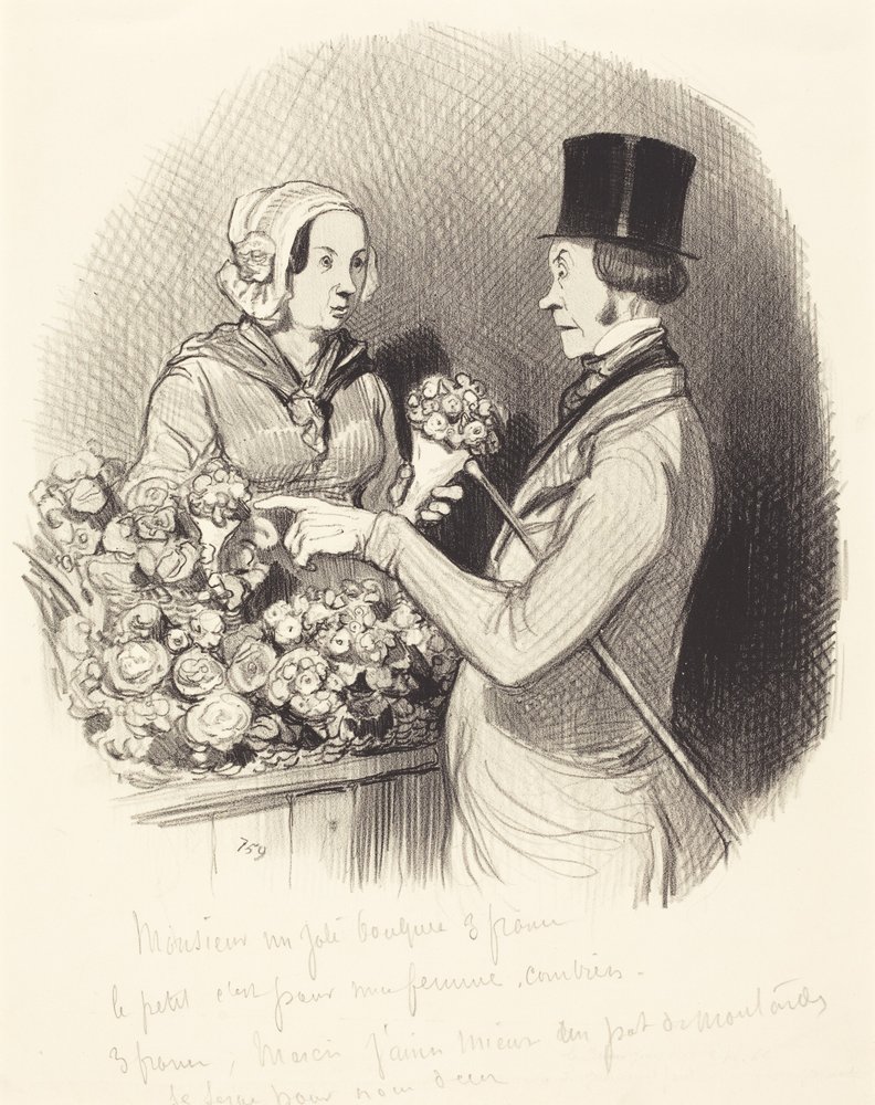 The Day When One Must Be Gallant by Honoré Daumier