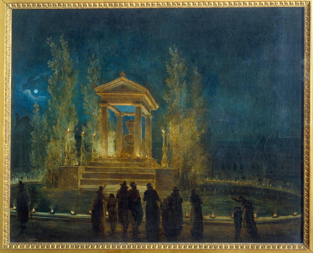 The Temporary Mausoleum of Jean Jacques Rousseau