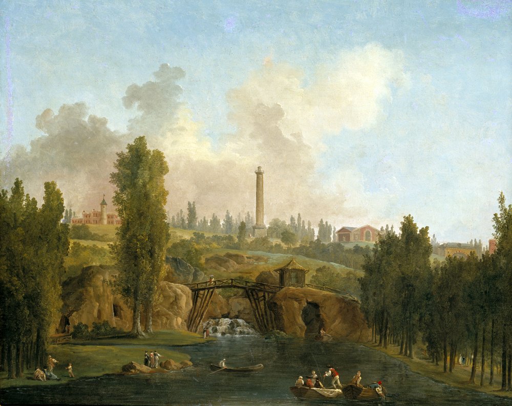 View of the Park of Méréville, c. 1790 by Hubert Robert