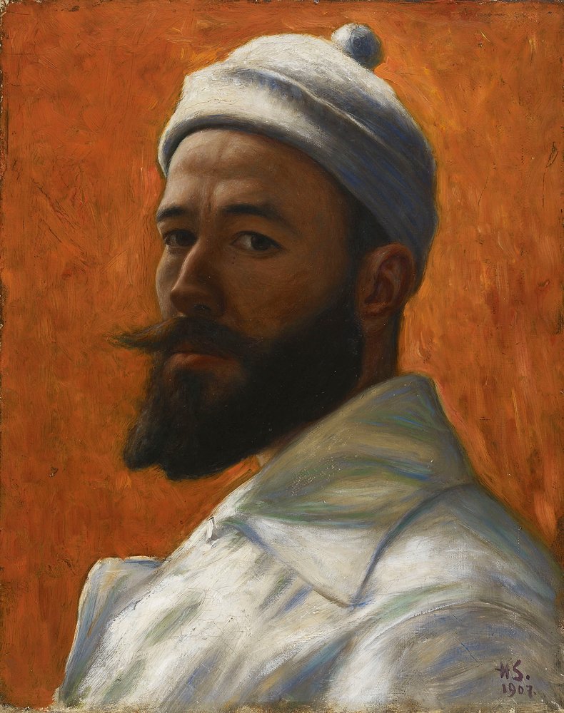Self-Portrait by Hugo Simberg