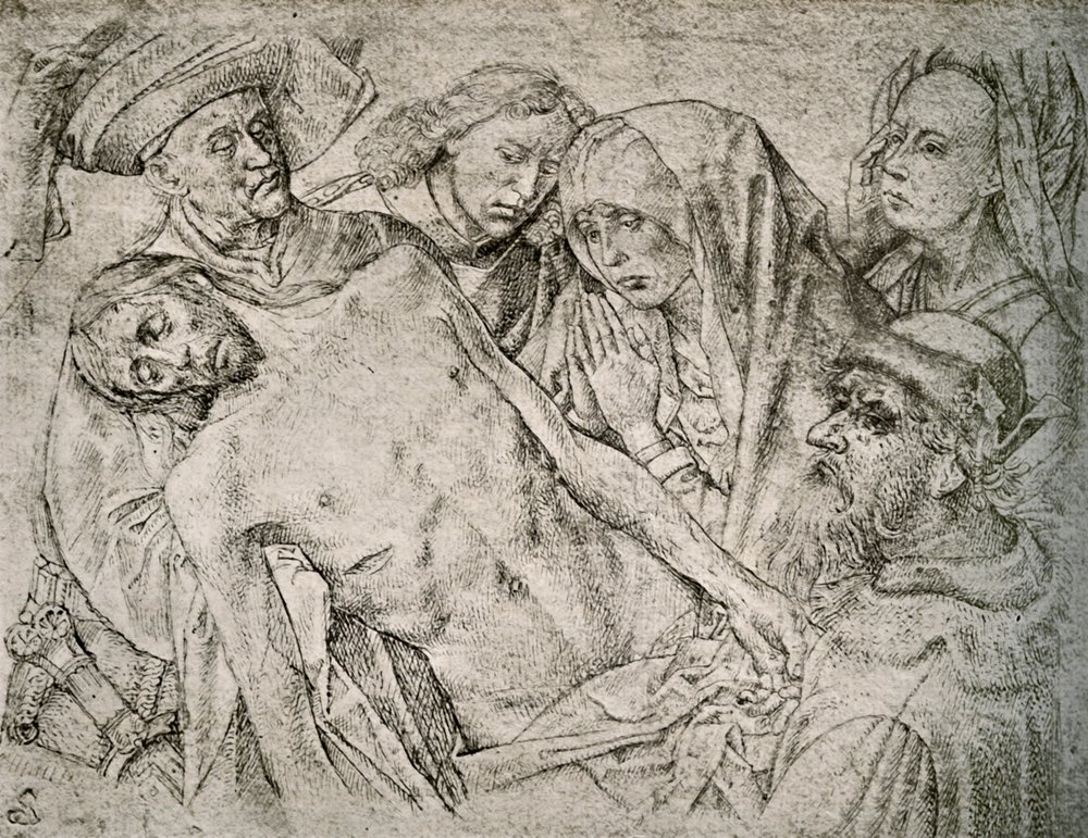 Drawing after the Deposition from the Cross by Hugo van der Goes