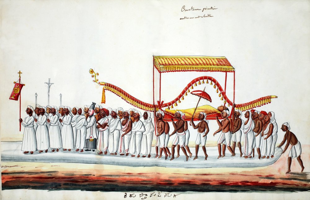 Funeral Procession by Indian School: Buy fine art print