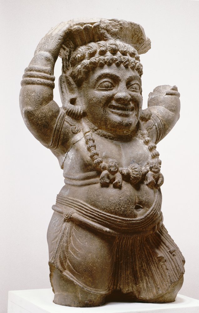 The Dwarf Yaksa, from Cave 3 of the Pitalkhora Caves, Maharashtra, 100 BC
