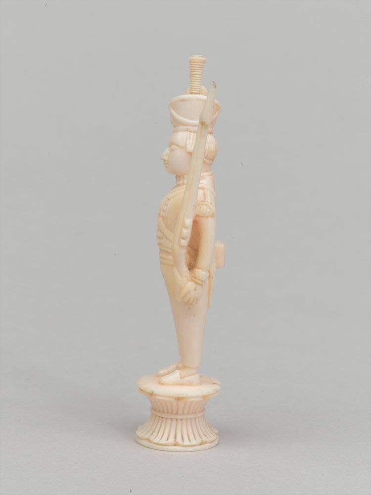 White Pawn, Chess Piece, India, 1820 circa by Indian School