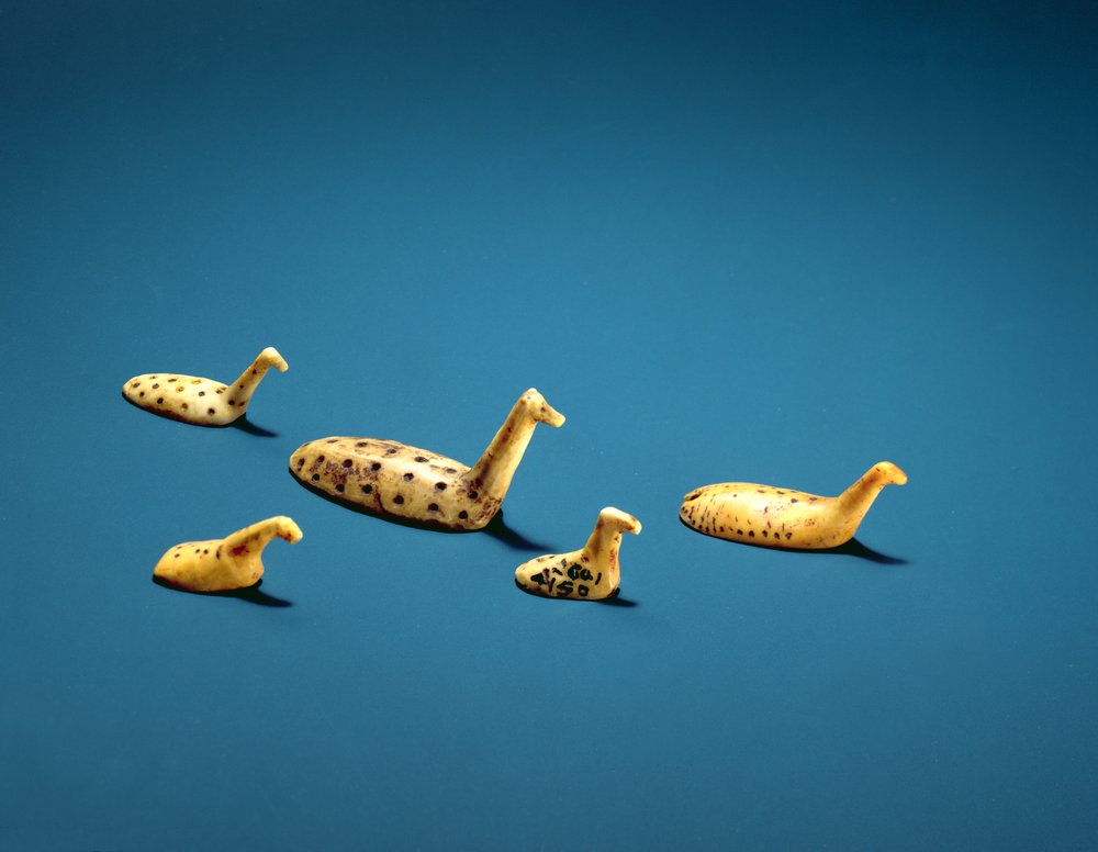Inuit Shore Bird Sculptures by Inuit School