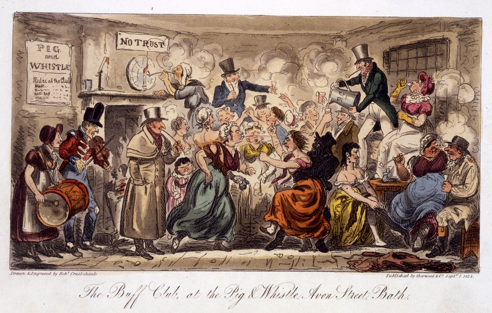 The Buff Club at the Pig and Whistle, Avon Street, Bath, from The ...
