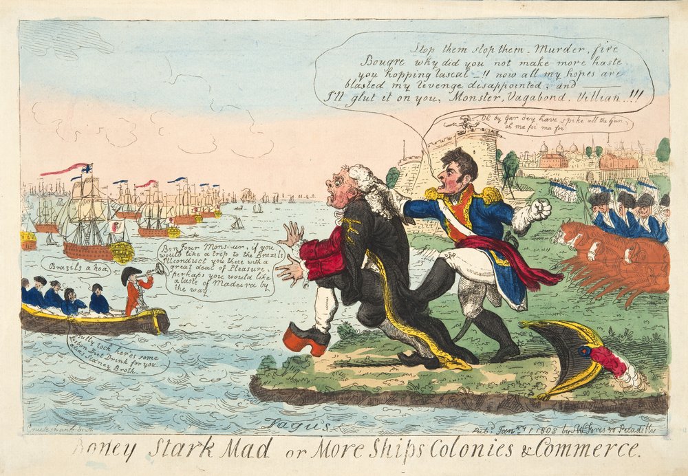Boney Stark Mad or More Ships Colonies & Commerce, pub. 1808