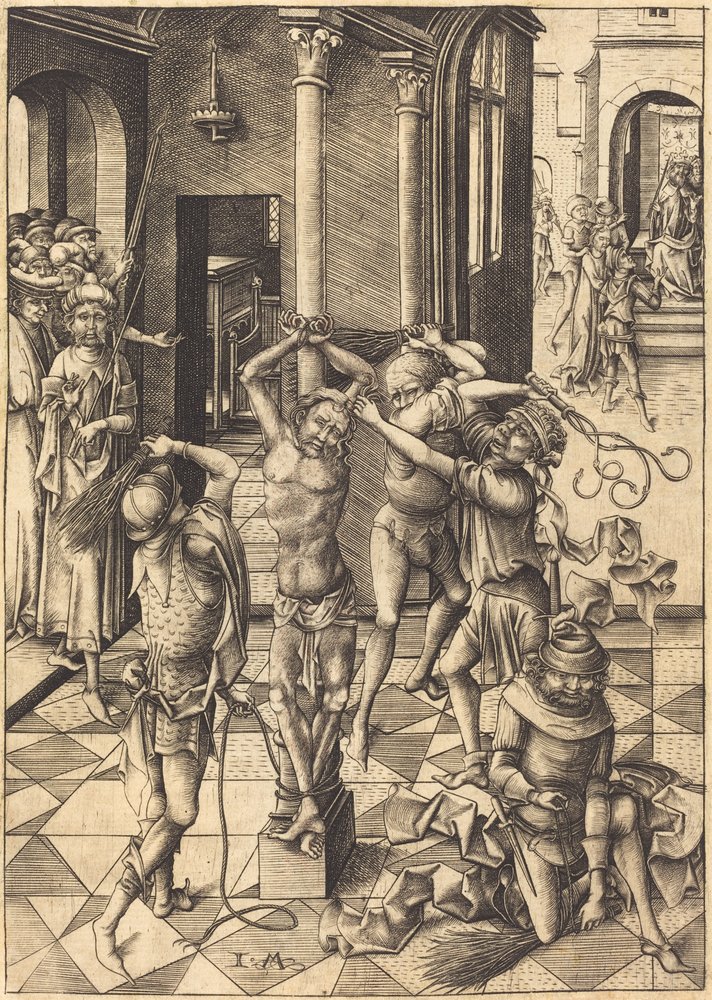 The Flagellation by Israhel van Meckenem