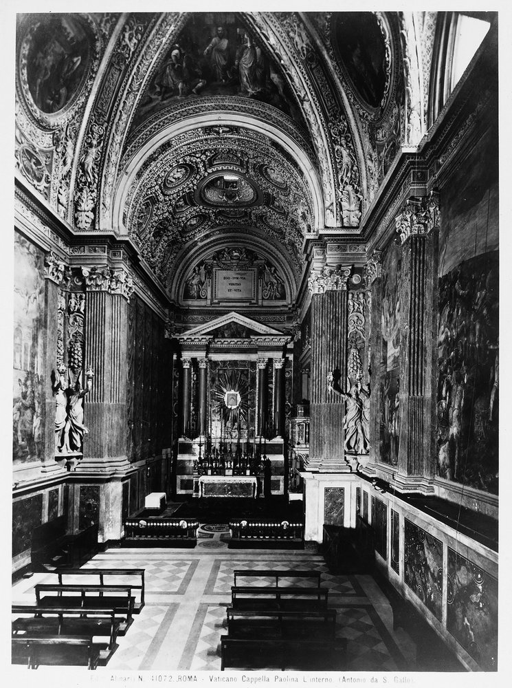 Interior of the Paolina Chapel, Vatican, Rome