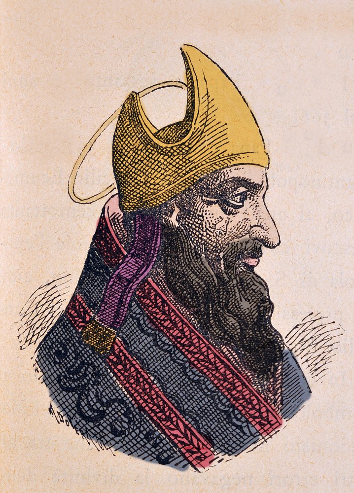 Portrait of Pope Liberius (352-366) by Italian School