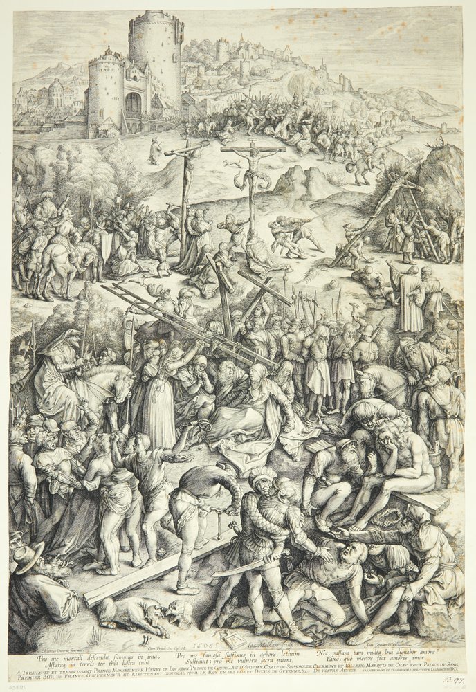 Golgotha by Jacob Matham: Highest-quality art reproduction