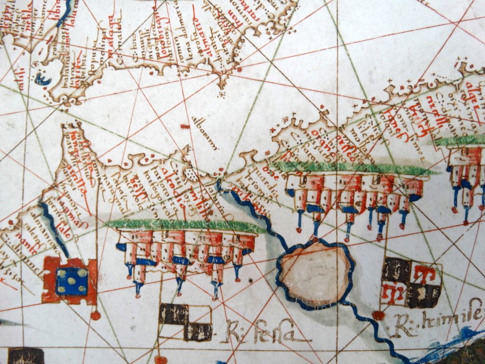 Renaissance map of Europe, Jacopo Russo (after) 1528