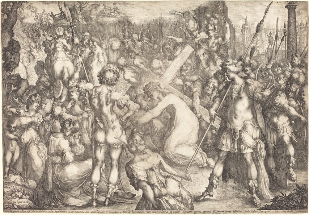 The Road to Calvary by Jacques Bellange
