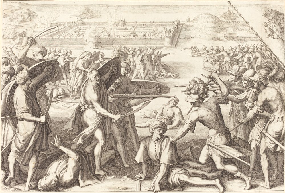Assault on the Outer Forts of Bone by Jacques Callot