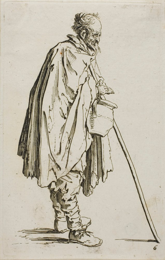 The Beggar with a Footwarmer, plate six from The Beggars