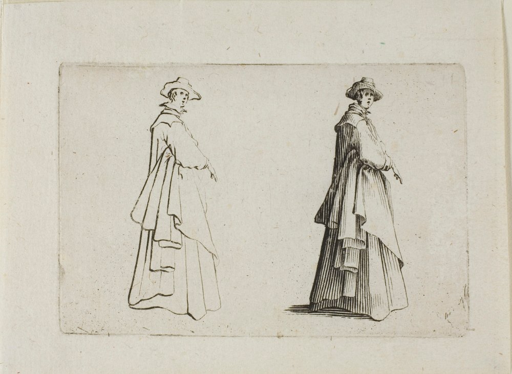 The Lady with Full Clothing, from The Caprices