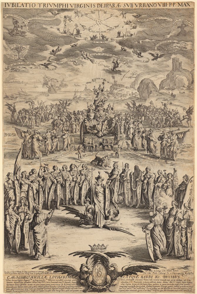 Triumph of the Virgin Mary by Jacques Callot