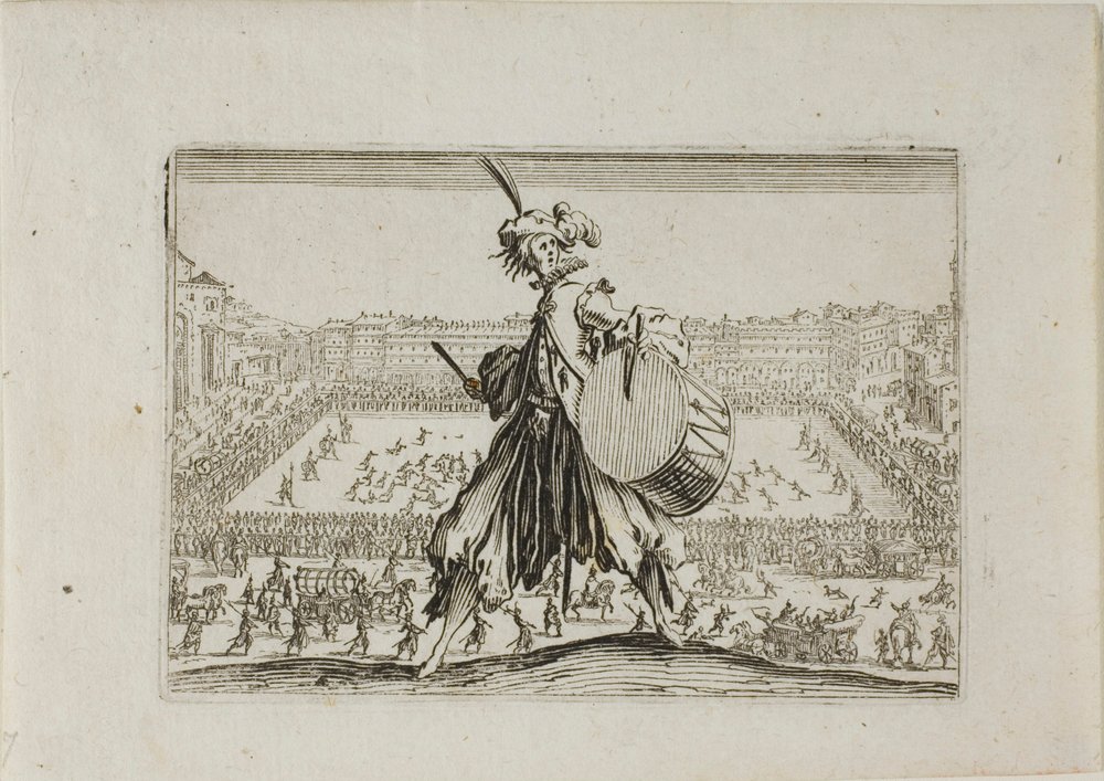View of Piazza S. Croce with Football Game, from The Caprices
