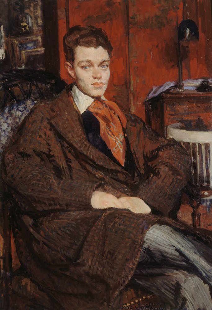 Portrait of René Crevel 1900-1935, 1928 by Jacques-Emile Blanche