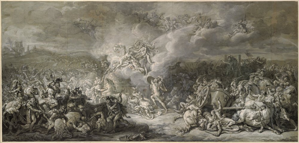 The Combat of Diomedes by Jacques Louis David