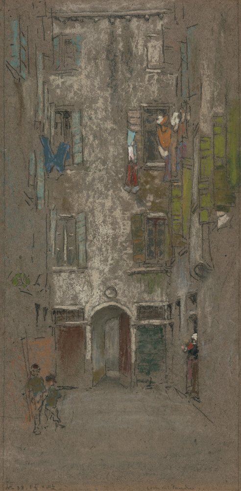 Corte del Paradiso by James Abbott McNeill Whistler