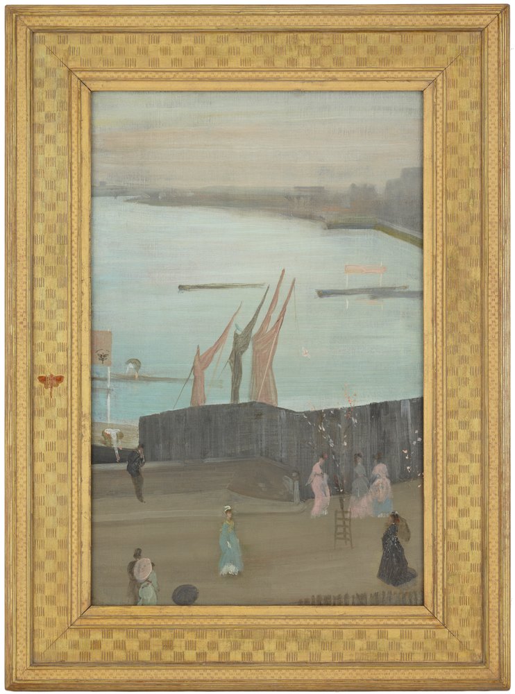 Variations in Pink and Grey: Chelsea by James Abbott McNeill Whistler