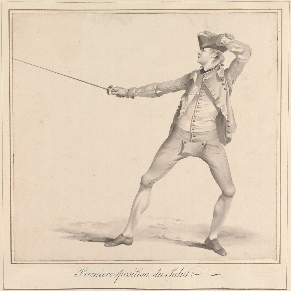 First Position of the Salute by James Gwin