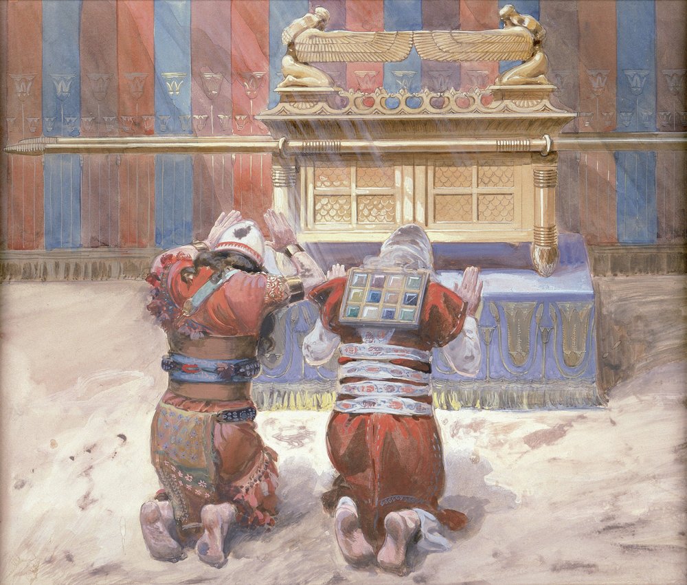 Moses and Joshua before the Tabernacle, ca. 1896-1902 by James Jacques Joseph Tissot