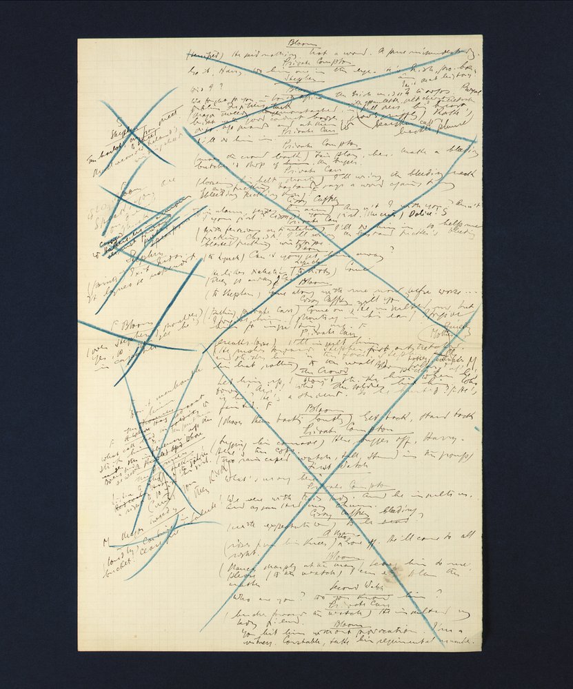 Autograph manuscript of the 'Circe' episode of Ulysses, Paris, July - December 1920 by James Joyce