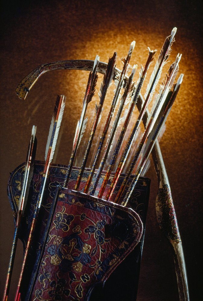 Weapons, Arrows and Bow, Relics from the Turks' Unsuccessful Siege of ...
