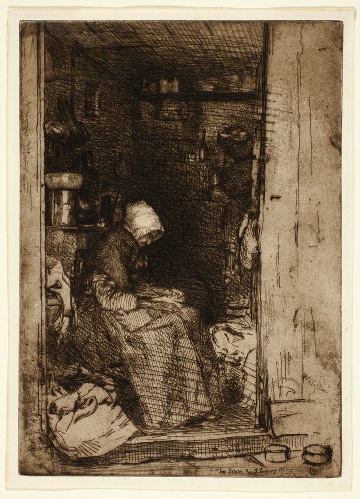 The Old Woman with Rags by James McNeill Whistler