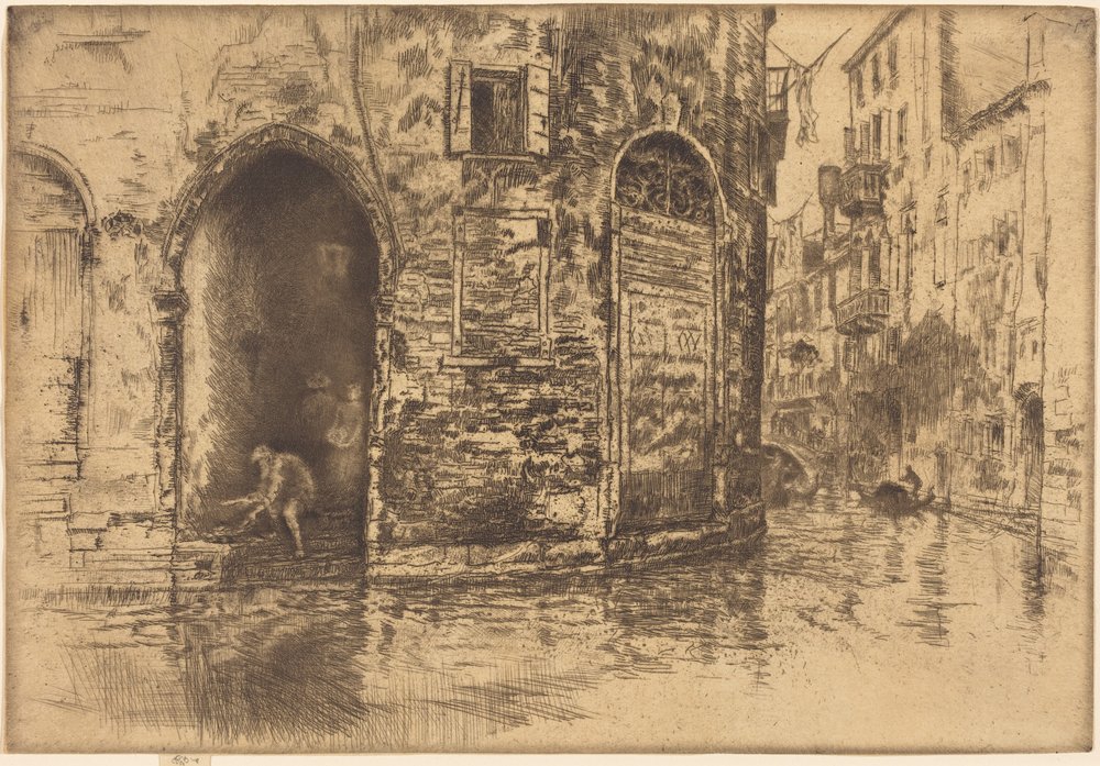 Two Doorways by James McNeill Whistler