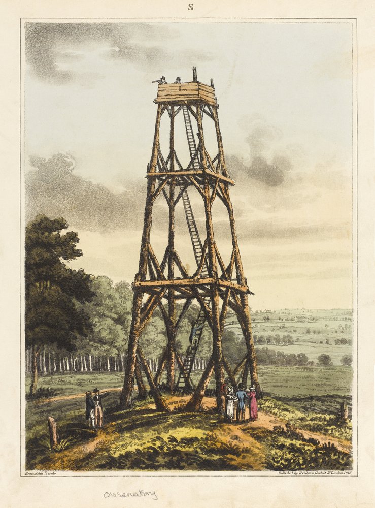 Observatory, from 'An Historical Account of the Battle of Waterloo'
