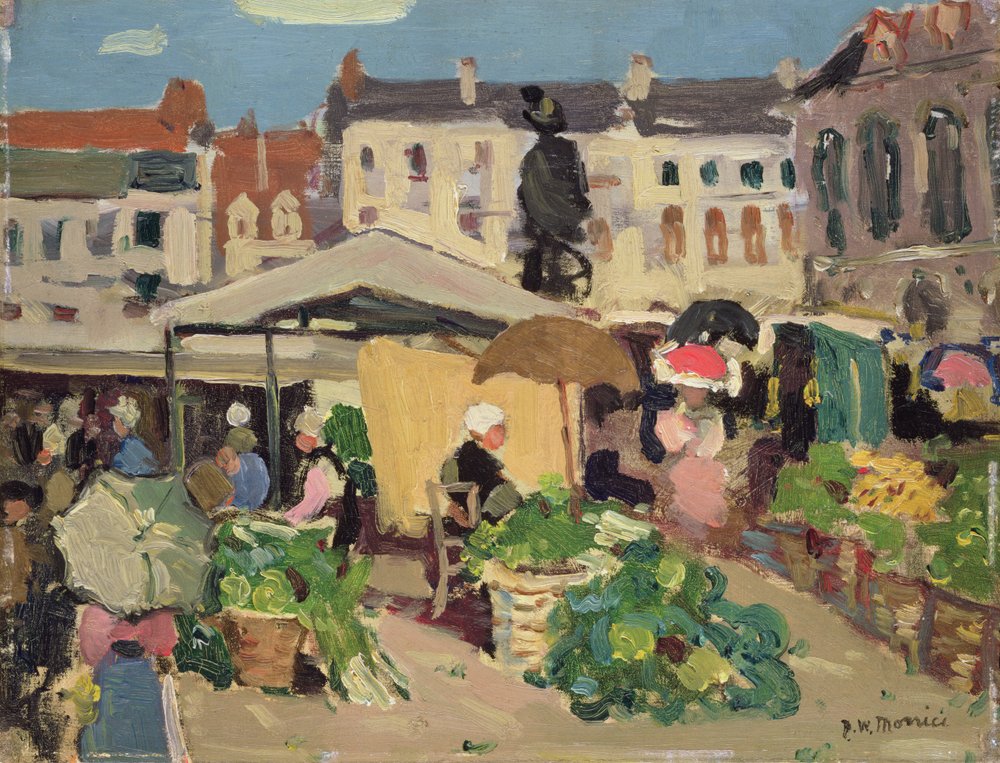 Market Scene by James Wilson Morrice