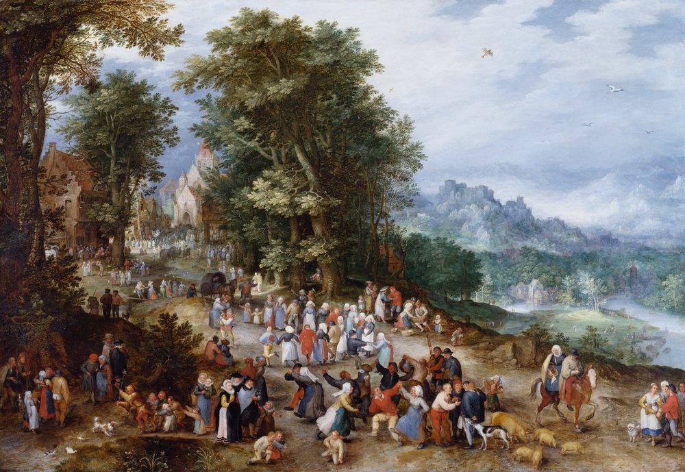Flemish Fair by Jan the Elder Brueghel