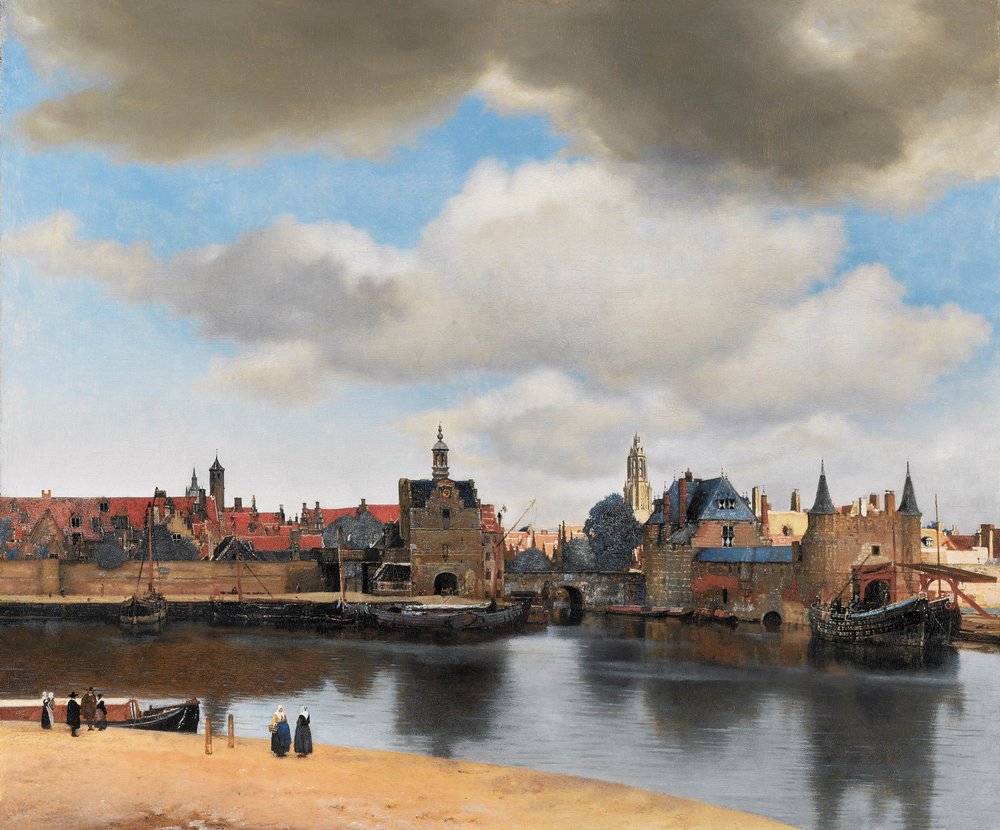 View of Delft by Jan Vermeer van Delft