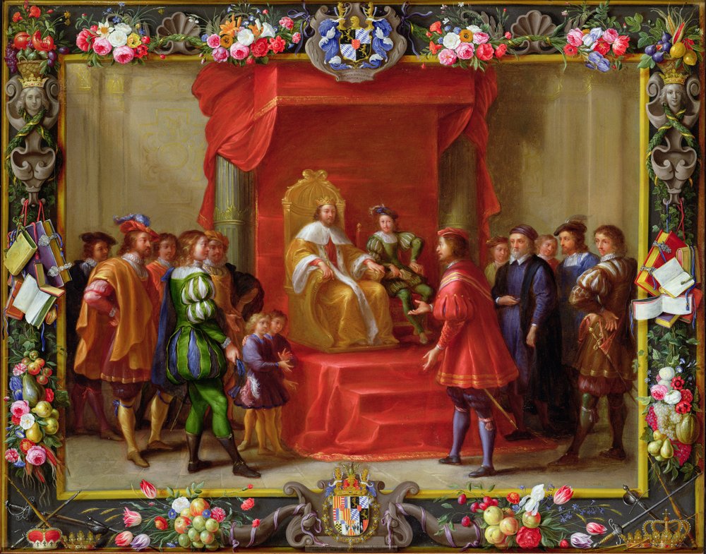 Peter IV, King of Aragon Being Visited by Guillaume-Raymond Moncada