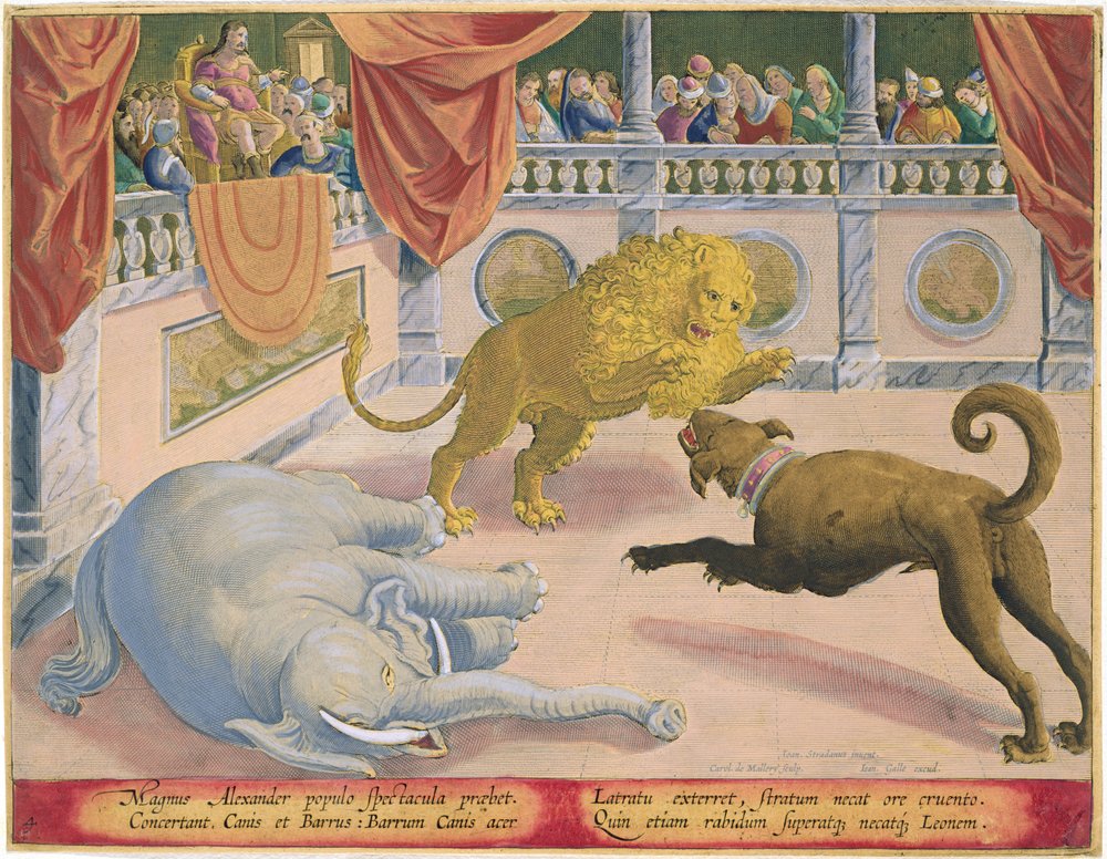 Alexander the Great Puts on a Spectacle, Plate 4 from 'Venationes ...