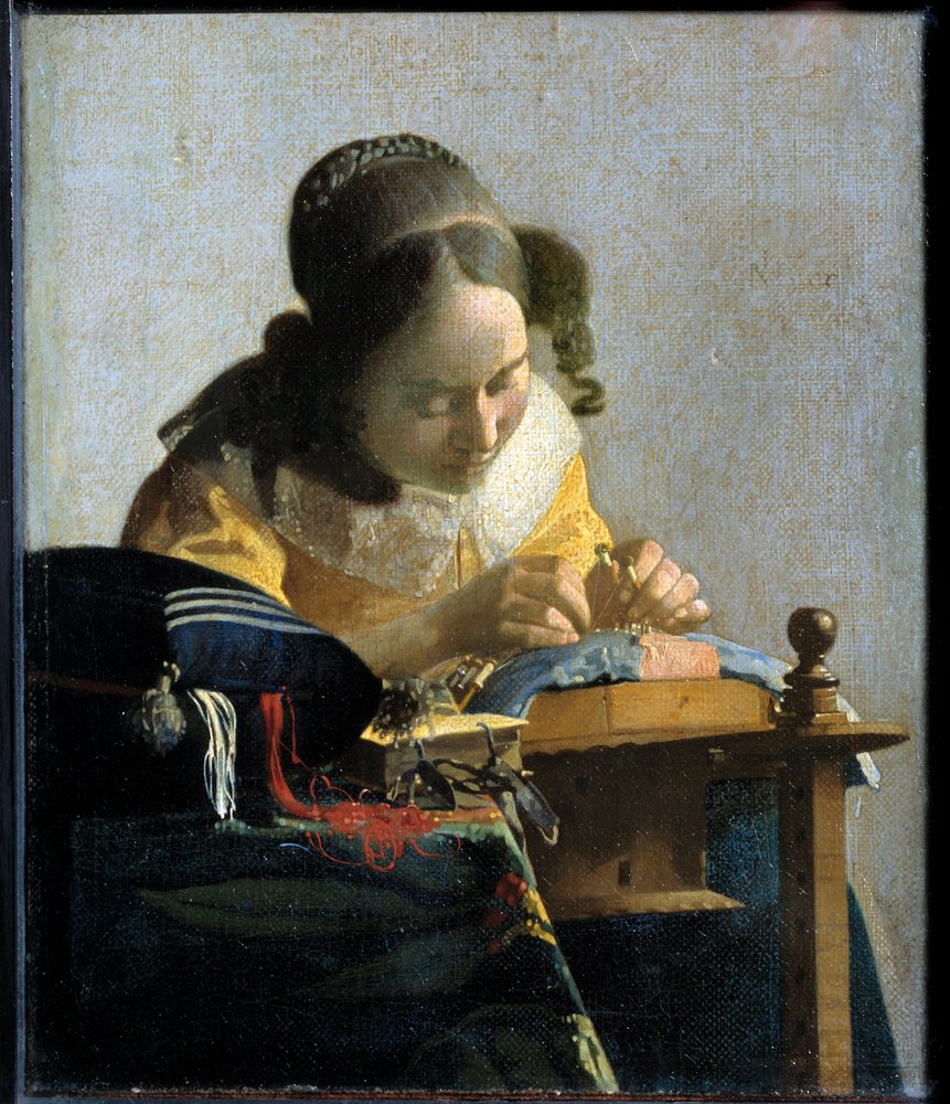 The Lacemaker, c.1658-1660 by Jan (1632-75) Vermeer