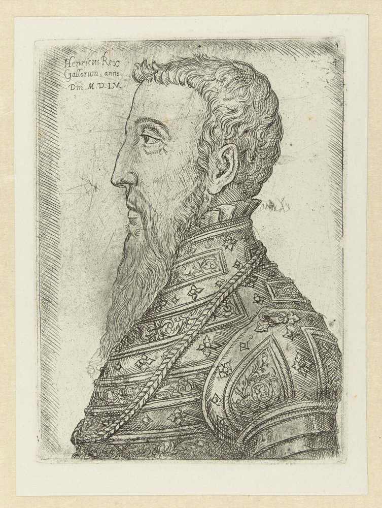 Portrait of Henry II by Jan Cornelisz Vermeyen