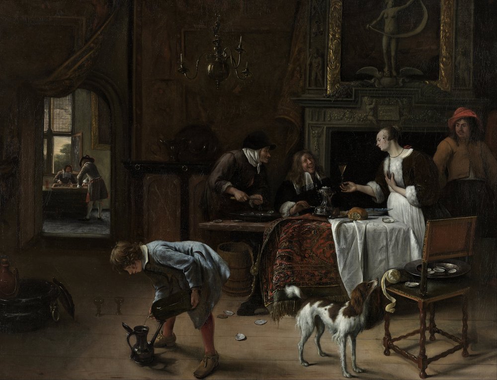 Easy come, easy go by Jan Havickszoon Steen: Fine art print