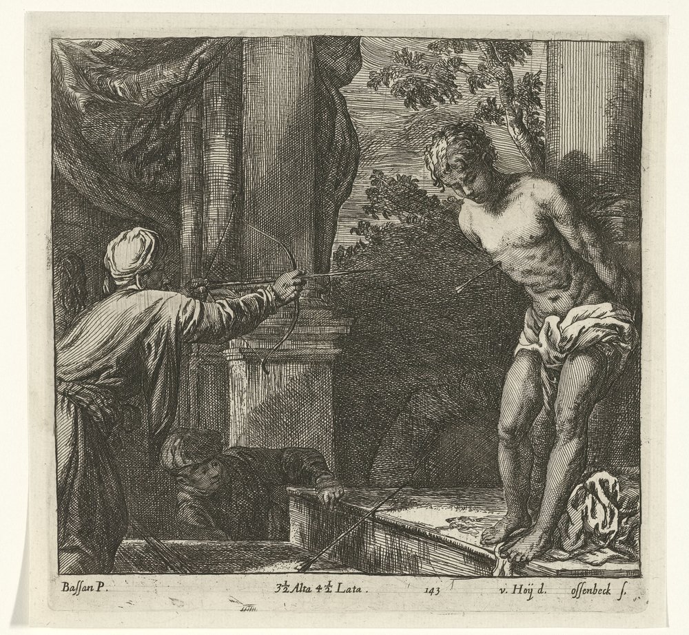 Martyrdom of Saint Sebastian by Jan van Ossenbeeck